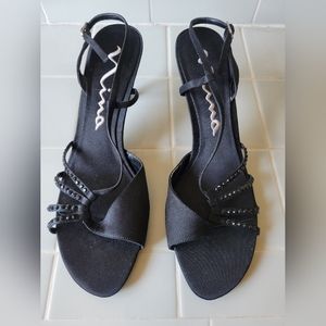 Nina Evening Strap Shoes Womens 10M